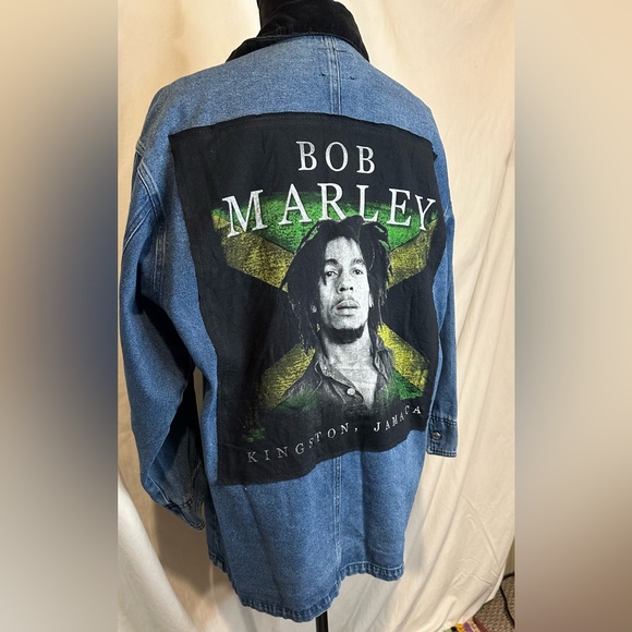 BOB MARLEY DENIM JACKET - Picture 4 of 9